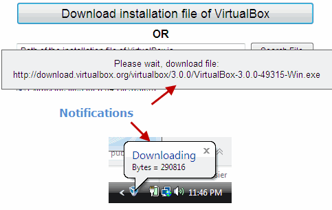 Virtualbox no admin